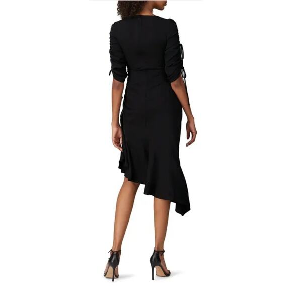 Rodarte X Universal Standard Asymmetrical Dress Size 2XS Black Evening Cocktail - Picture 6 of 16